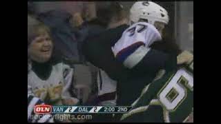 Jarkko Ruutu vs Trevor Daley 2006/3/13