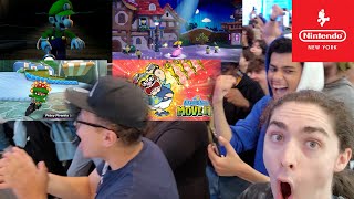 LIVE CROWD REACTION to Luigis Mansion remake, Wario Ware Move it!, & MK8D DLC at NINTENDO NY 6/21/23