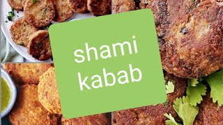 Beef shami kabab recipe || Burger 🍔 style shami kabab #recipe #follow #food 