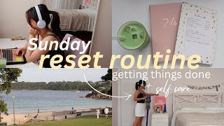 SUNDAY RESET! 🎧 productive November routine, cleaning, planning, self care, slice of life