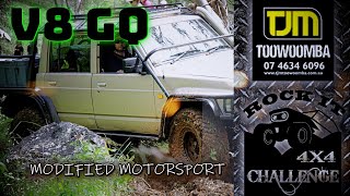 V8 Duel Cab GQ Patrol sending it at - rockit 4x4 comp 2020