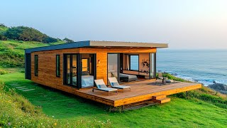 Sleek & Sophisticated A Luxury Minimalist Tiny Home Maximizing Space