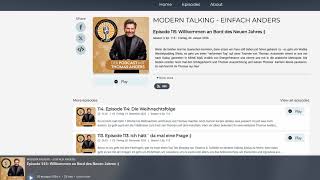 Episode 115 of Thomas Anders Podcast with subtitles - 30 January 2026