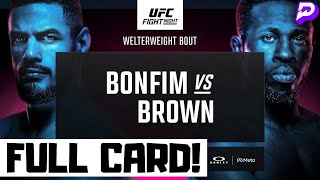 UFC Fight Night Bonfim vs Brown Predictions & Full Card Breakdown - UFC Vegas 111 Betting Tips