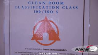 Class-100 Clean Room for data recovery at Payam Data Recovery (Australia)