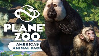 First Look At The WHITE-FACED SAKI Coming To Planet Zoo! | Americas Animal Pack | Screenshot Reveals