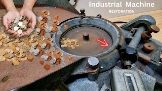 French Coins Counting Machine Restoration - Uncovering the Mystery of a Rare Machine!