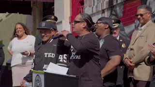 1st Responder Mural Unveiling Ceremony Speaker Rudy Corpuz
