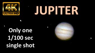 PLANET JUPITER - Single shot with the NIKON P1000 (And how to edit it in GIMP)