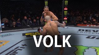 Volkanovski walks Ortega into his overhand