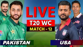 🔴 Live: Pakistan vs United States, T20 World Cup 2026 | Live Cricket Match Today, 1ST INN, 11 OVERS