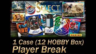 2025 Panini SELECT Football HOBBY Case PLAYER Break #3 eBay Live 03/02/26