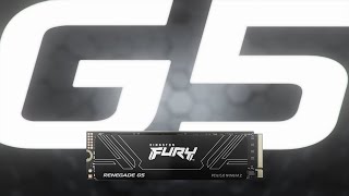 PCIe 5.0 NVMe M.2 SSD with DRAM Cache - Kingston FURY Renegade G5 SSD