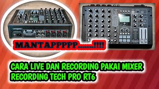 How to Live Stream Using the RECORDING TECH PRO RTX6 Mixer ][ Watch Until the End