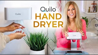 Quilo Palmz Hygenic Hand Dryer | Germ Free Hand Drying for Home and Kids | Smart Home Gadgets