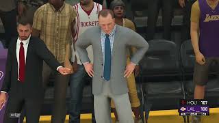 CLOSE ENDING NBA2K23 In Final 1:14 Rockets vs Lakers | January 19 2023