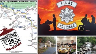 The Pinoy Cruisers Ride to Moonshiner 28 - From Bryson City to Walhalla SC