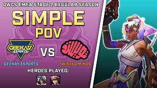 [ Simple ] No Nade No Problem | Geekay Esports vs Twisted Minds | OWCS EMEA Stage 2