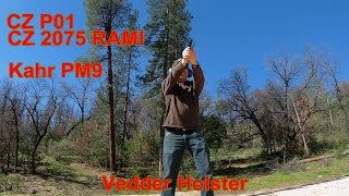 VEDDER Kydex Holsters For CZ Pistols And Kahr PM9. 3 Holster Review