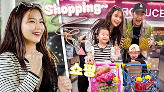 First Grocery Shopping with Baby Lucas & Lakeisha | Carlyn Ocampo