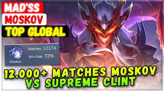 12.000+ Matches Moskov VS Supreme Clint [ Top Global Moskov ] Mad'ss - Mobile Legends Emblem Build