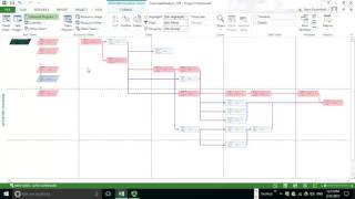 MS Project Network Diagram and Critical Path