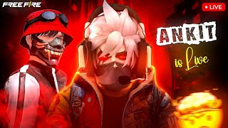 Now time to  guild Test 🗿 || FF LIVE GUILD TEST 1 VS 4  || FF LIVE || COUSTOM ROOM || ANKIT FF LIVE
