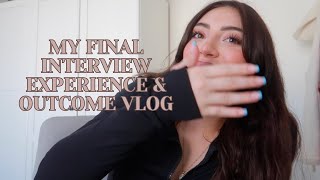 My final doctorate interview experience VLOG | did I get onto training this year?!!!