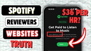 GET PAID FREE $36 EVERY HOUR TO LISTEN TO SPOTIFY MUSIC? [Real Or Fake!]