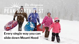 Mount Hood Adventures: 5 exciting ways to slide down Oregon's snowy peak