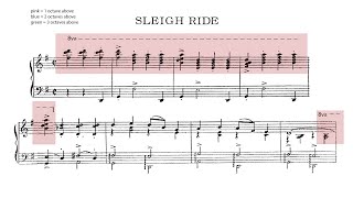 "Sleigh Ride" New Piano Solo + Free Sheets