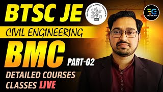 Lec 02 | BMC Detailed Courses Classes Live, Civil Engineering by Pradeep Sir