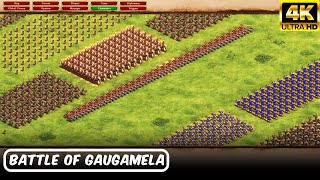 Greatest Battle of Alexander the Great | 4k Ultra Realistic Graphics | Battle of Gaugamela