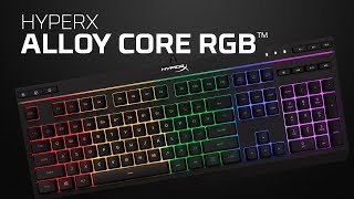 RGB Membrane Gaming Keyboard – HyperX Alloy Core RGB