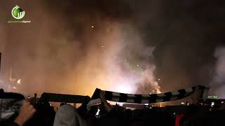 Vitória was welcomed to Largo do Toural by a celebrating crowd.