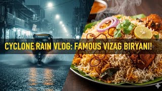 RAINY DAY VLOG IN VIZAG (Visakhapatnam) | Exploring Dwaraka Nagar & Trying Famous Chicken Biryani!