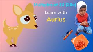 Learn Multiples of 20 with Aurius | Kids Educational Videos