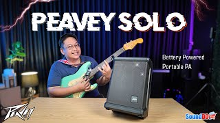 [Review] PEAVEY SOLO 🔊 Portable PA speaker, 6.5 inches, 90 watts, with built-in battery, can be u...