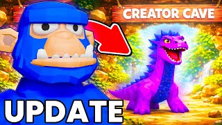 NEW CREATOR CAVE + NEW GALAXY DINO In UG VR!