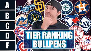 My Tier Ranking of MLB Bullpens Heading Into The 2026 Season.