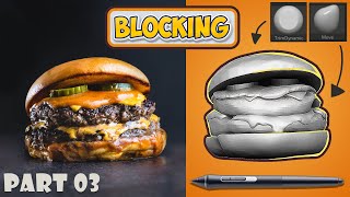 How to model, texture and render a cheeseburger - Part 3/19