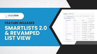 SmartLists 2.0 & Revamped List View