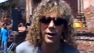David Bryan on the set of This Ain’t a Love Song Music Video