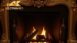 ​🔥 Kaminabende voller Ruhe und Wärme: Brennendes Holz und knisternde Klänge 