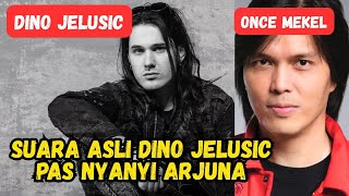 SUARA DINO JELUSIC PAS NYANYI LAGU ARJUNA TANPA MUSIK