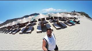 Elafonisos Simos beach Greece Ελαφόνησος Παραλία Σίμος Ελλάδα 360 video