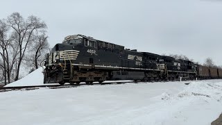 NS Dayton District-NS 896 Coal Train WB @ MP 197 Fairborn Ohio 1-31-2026