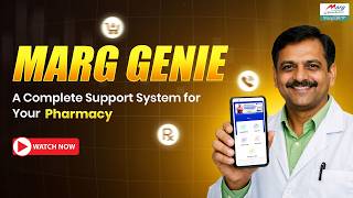 Marg Genie App for Chemists | Calling, Payments, Prescriptions & Purchase Import in One App