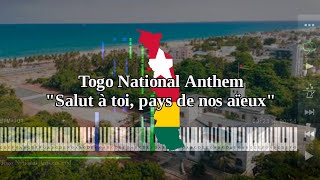 Togo National Anthem | Salut à toi, pays de nos aïeux - Piano