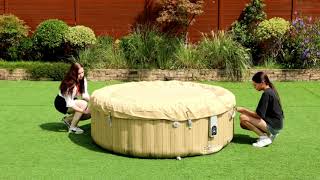 How to set up a Lay-Z-Spa hot tub with UltraFit built-in pump